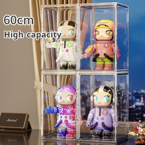 Oversized Acrylic Display Case for Collectible Figures – 15.7×9.8×11.8in & 23.6×13.8×11.8in 25ISHM0603