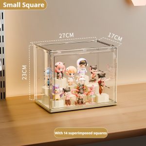 Stackable Acrylic Figure Display Cabinet – Modular Showcase for Blind Box & Figures 25ISHM0601