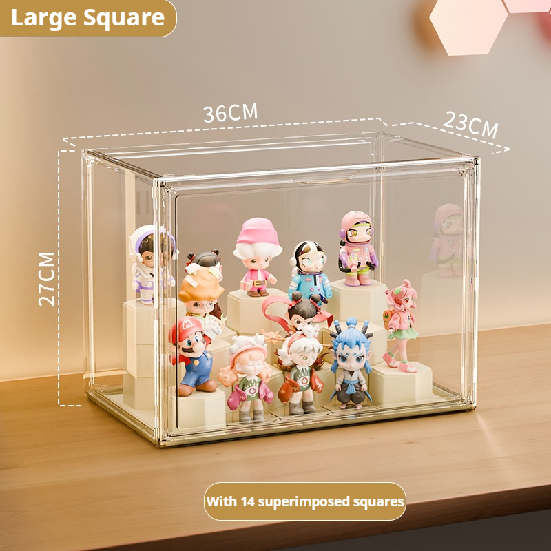 Stackable Acrylic Figure Display Cabinet – Modular Showcase for Blind Box & Figures 25ISHM0601