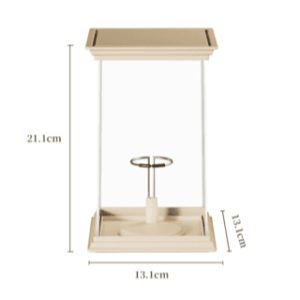 Acrylic Roman Column Display Box – Rotating Pedestal Showcase for Figures 26ISHM0801