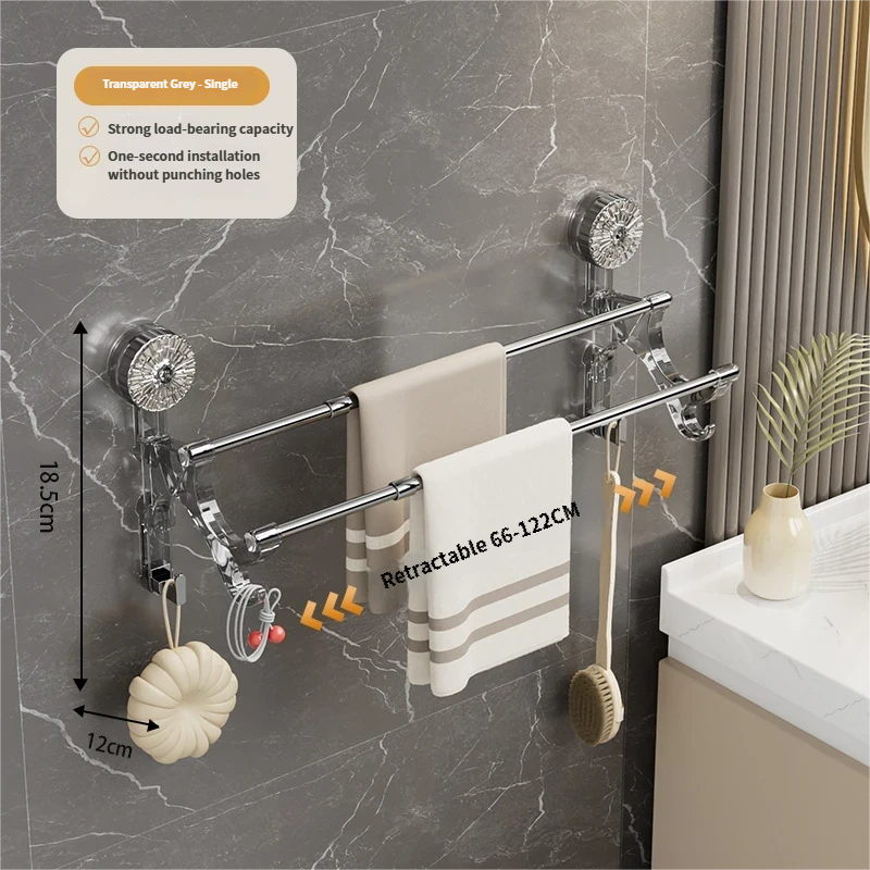 No-Drill Wall Shelf – Suction Cup Storage Rack for Bathroom & Bedroom 25ISOD1204