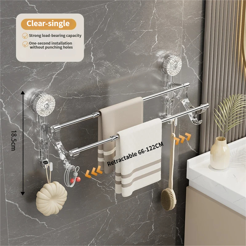 No-Drill Wall Shelf – Suction Cup Storage Rack for Bathroom & Bedroom 25ISOD1204